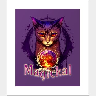 Psychic Cat Posters and Art